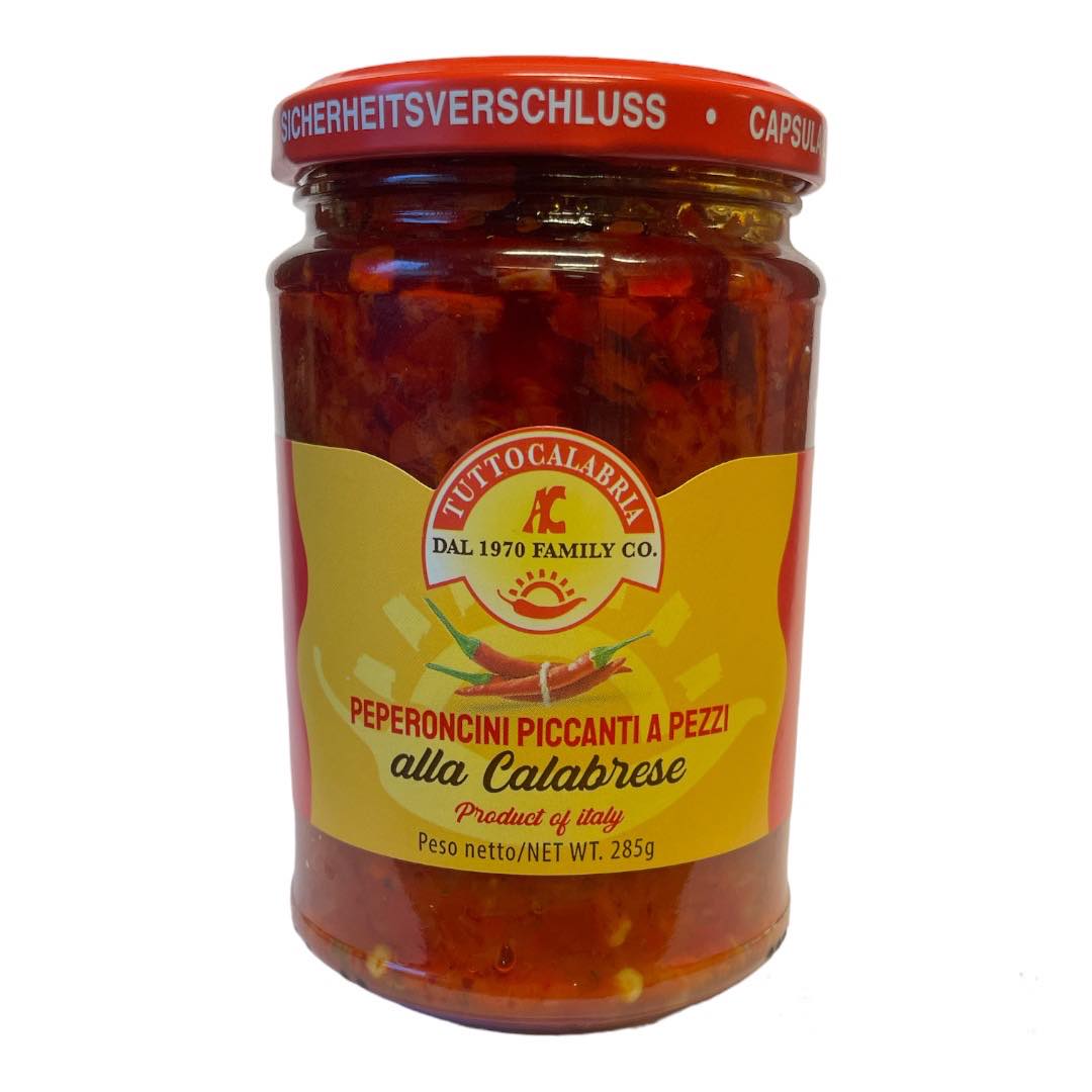 Chopped hot peppers