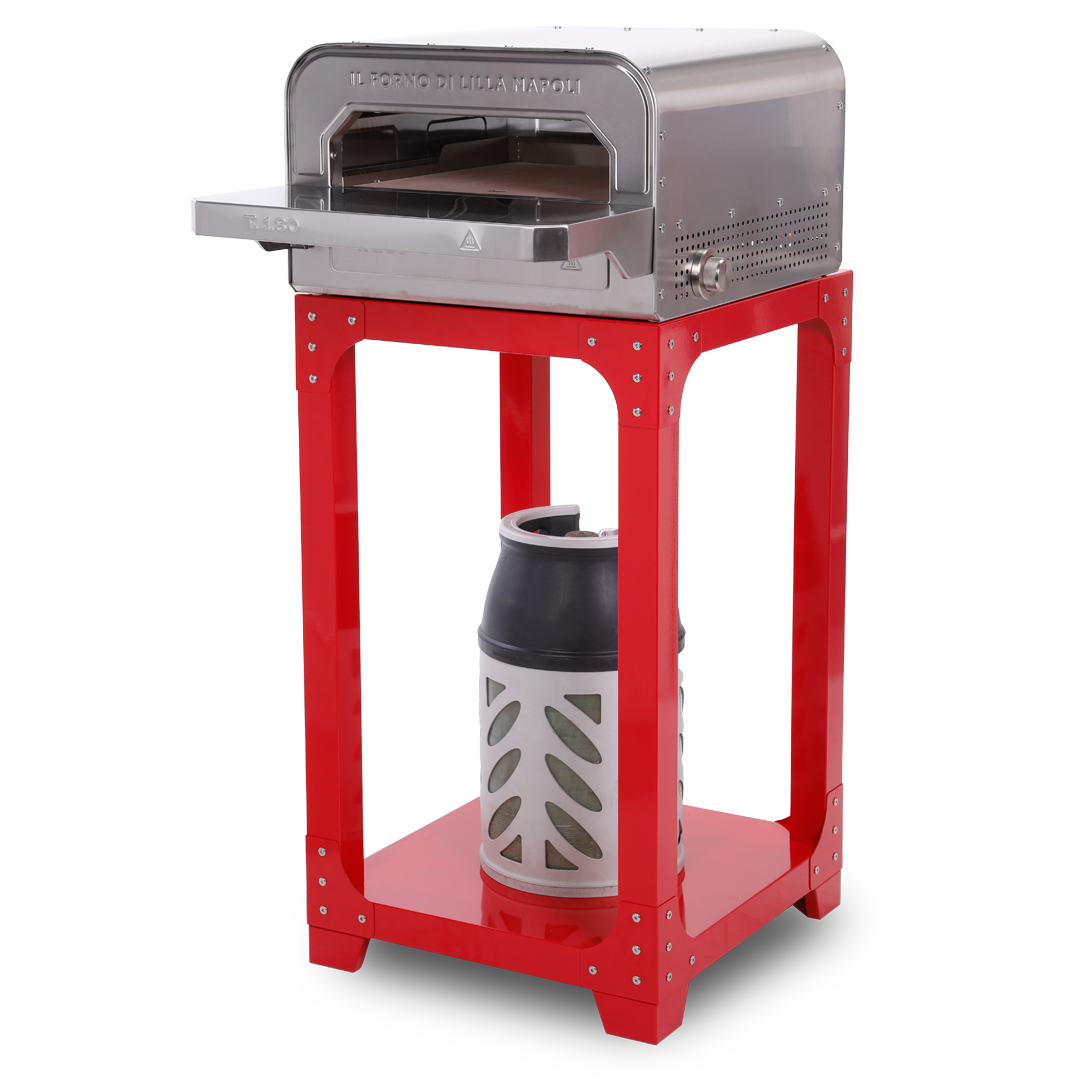 Oven Stand Red Hot-dip Galvanized